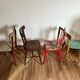 Set of 4 mismatched chairs