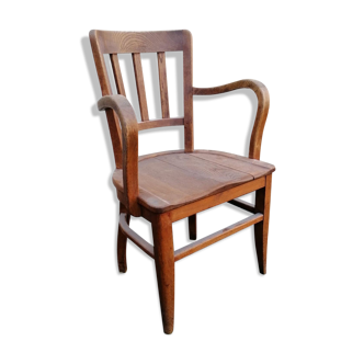 Old wooden armchair