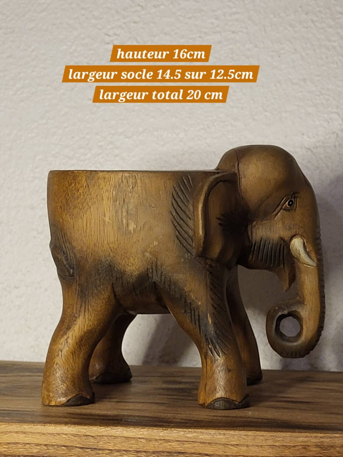 Elephant plant holder