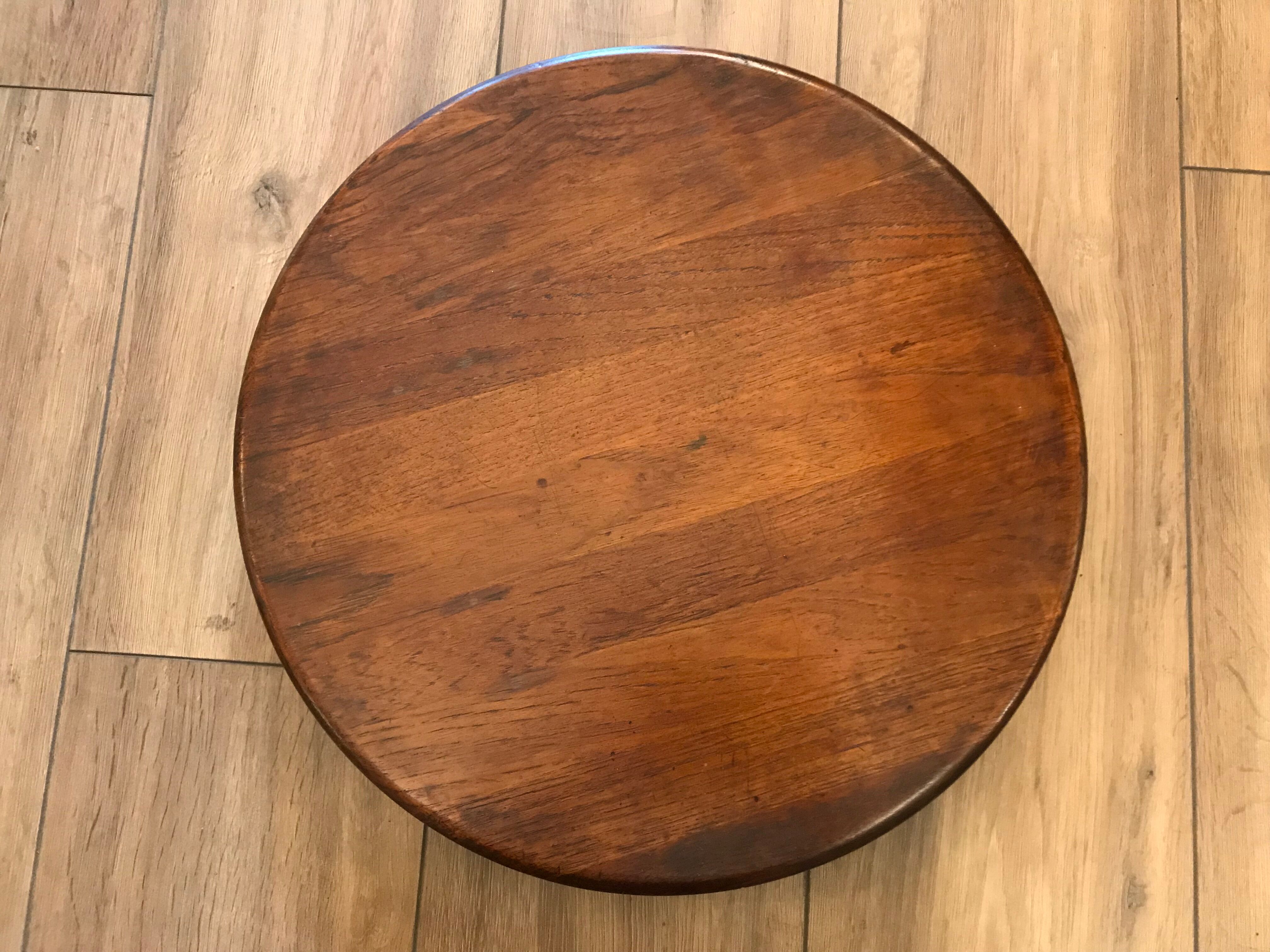 Digsmed Denmark 1970 solid teak turntable