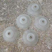 Lot of 5 art deco lampshades