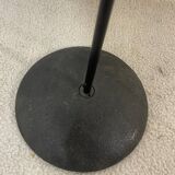 Vintage black metal floor lamp from the 70s