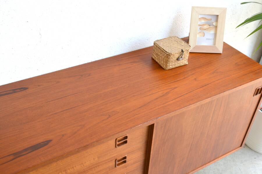 Teak sideboard by Clausen & Son * 196 cm