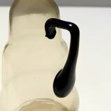 Straw Colored Murano Glass Pitcher Vase attr. to Vittorio Zecchin, Italy