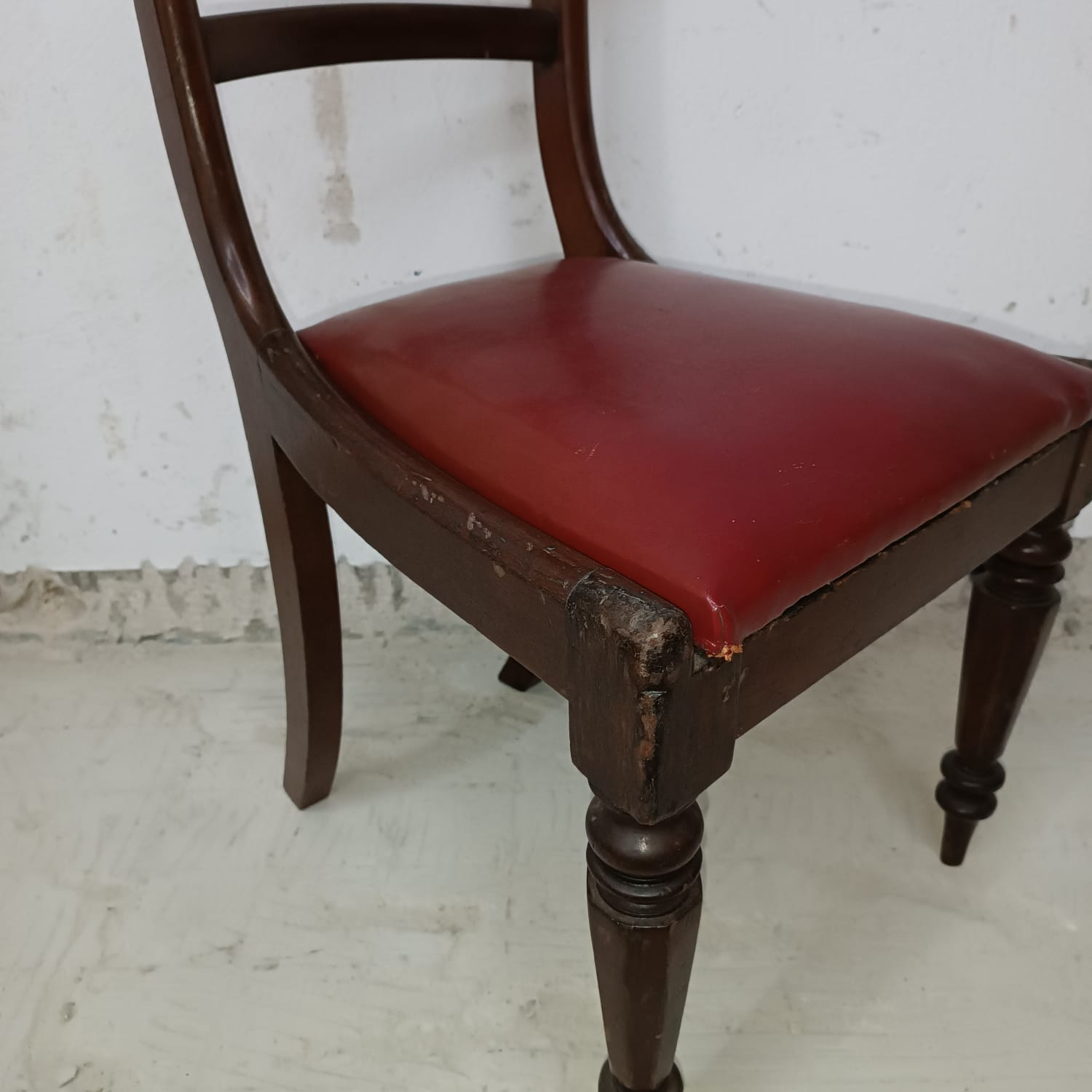 Set of 6 victorian antique dining chairs
