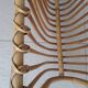 Rattan magazine rack