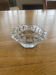 Moulded glass candle holder