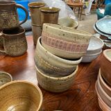 Set of 5 stoneware plates