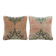 Set of 2 vintage Turkish cushion covers 51x51 cm
