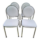 4 skai chairs