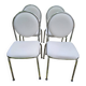 4 Chaises en skai