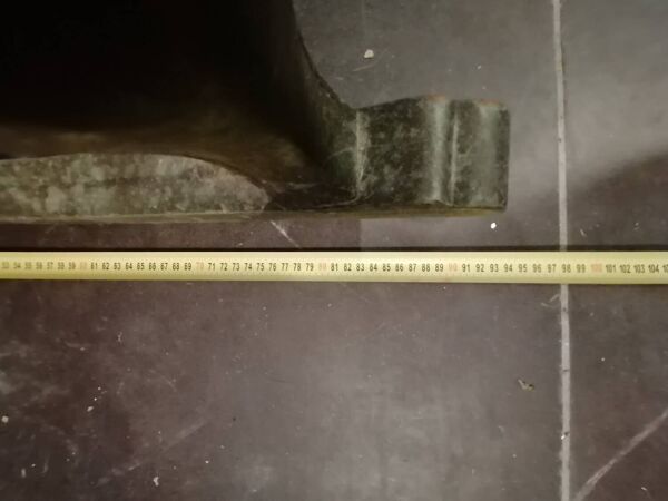 Rocking Chair XIXe Japonisant, laque verte et cannage