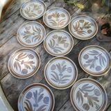 Vintage Longchamp dessert plate set