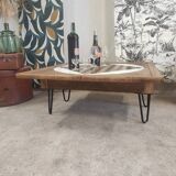 Coffee table, old games table, foldable