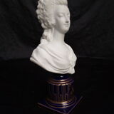 Ancien buste de Marie Antoinette porcelaine, biscuit d'époque XIX ème