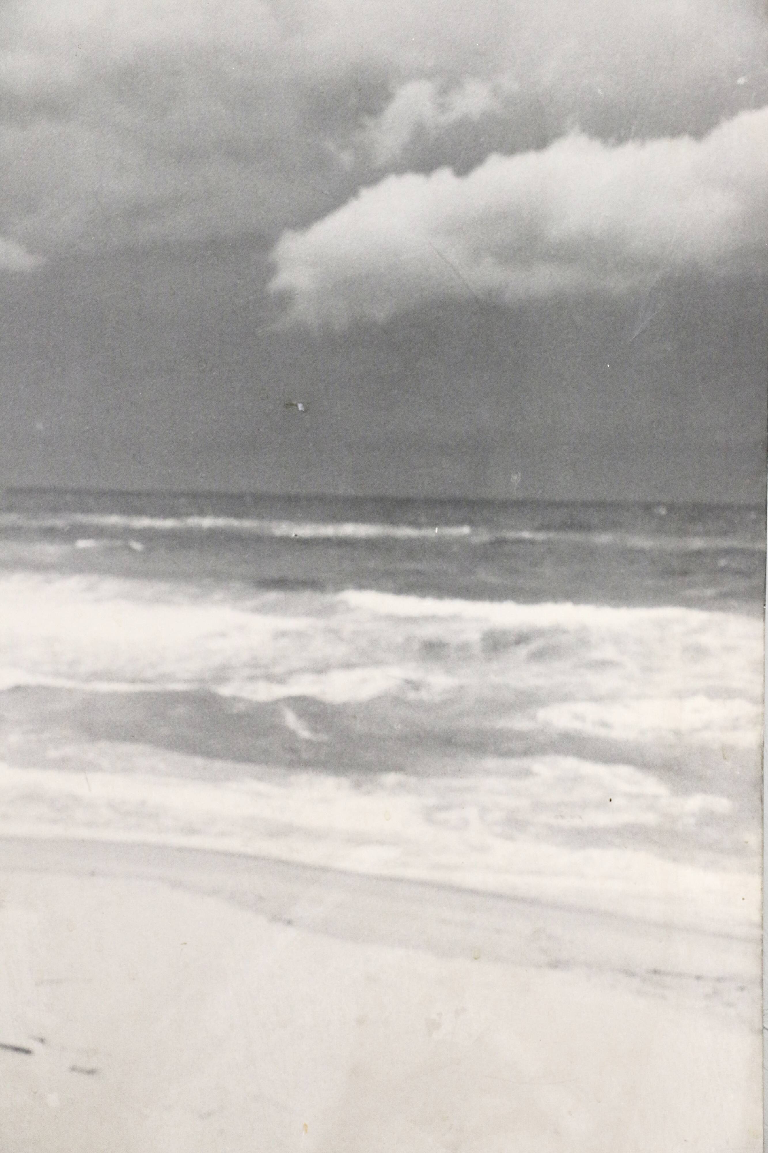 A black and white photo. France 1960s