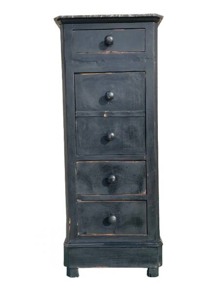 Tall and narrow chest of drawers / bedside table