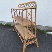Vintage rattan shelf