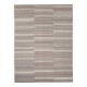 8x10 Brown & Beige Striped Large Kilim Rug, 225x309Cm