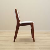 Set of four teak chairs, Danish design, 1970s, production: Denmark