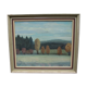 Huile sur toile, E. Hanson, Suède, années 1960