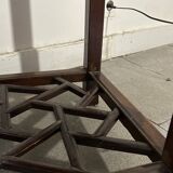 Ancienne table d'appoint en orme oriental chinois du 19ème siècle.