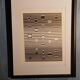 Tableau Vintage Art Optique - Victor Vasarely - Frame 50x40cm