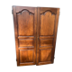 Pair of old wooden doors woodwork elements