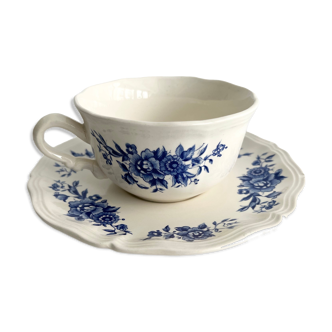 Tasse de style anglais sarreguemiunes