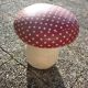 Tabouret pouf champignon pour enfant