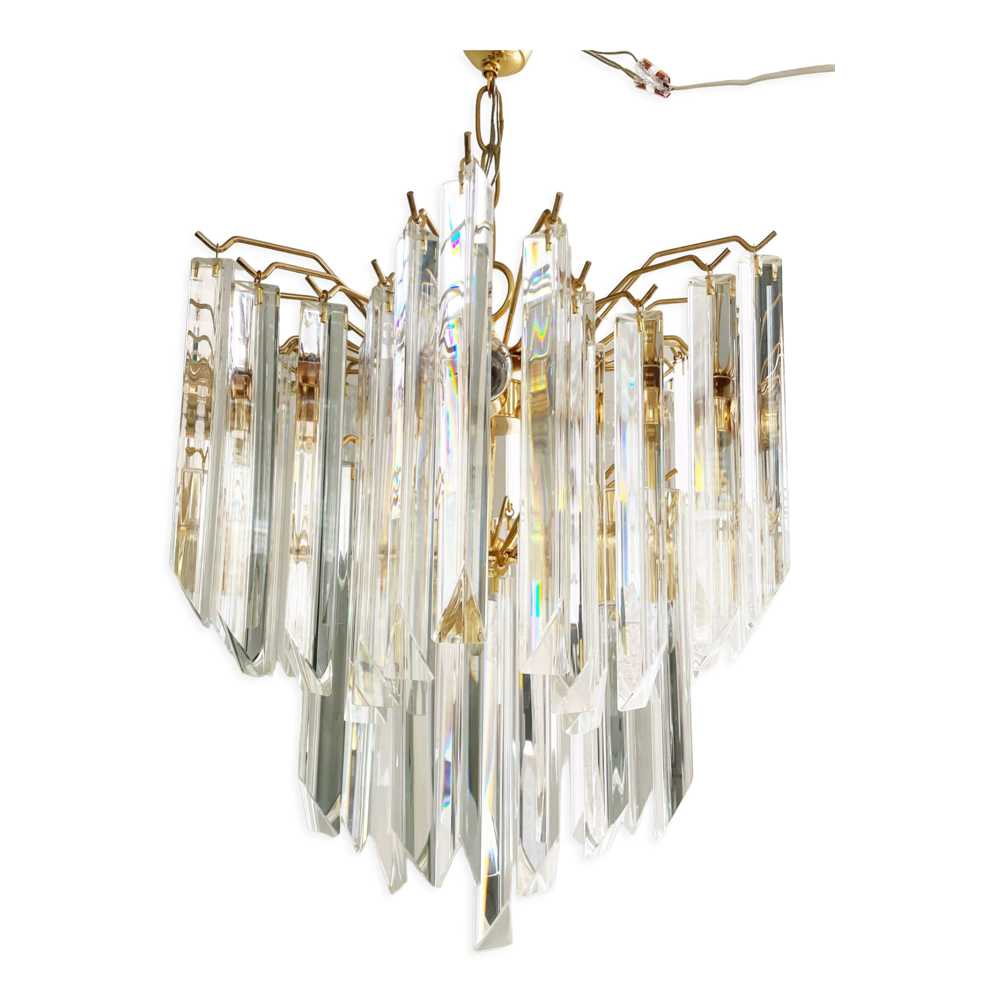 Vintage Paolo Venini chandelier, 1970s