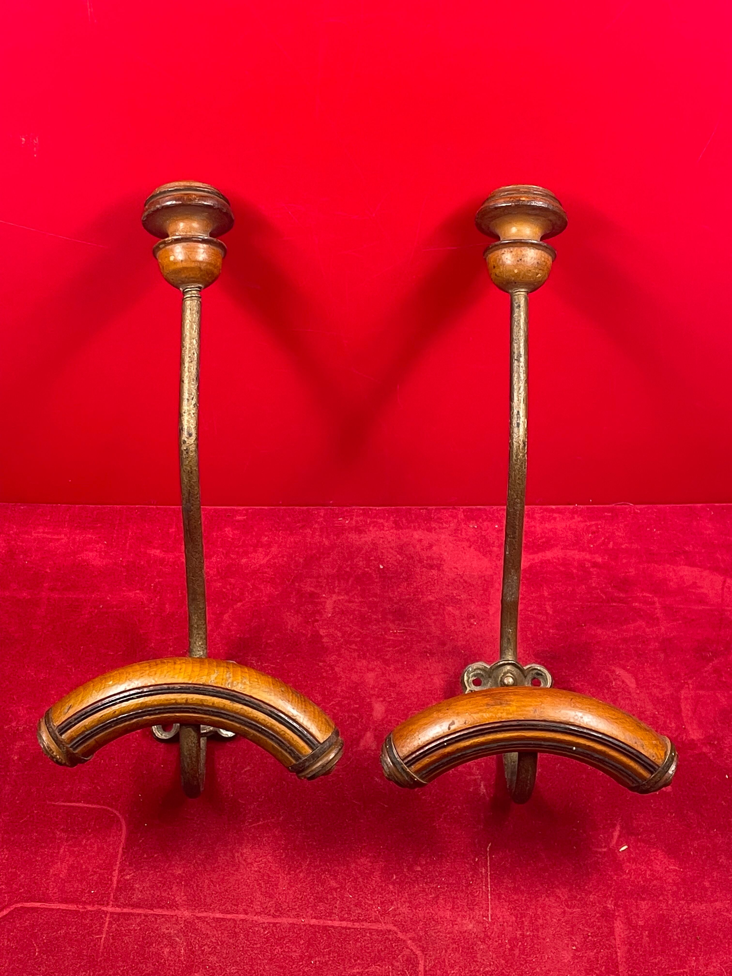 Pair of coat racks, hook