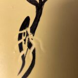 Vintage plate from the cerenne workshops, vallauris