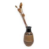 Vintage glazed stoneware vase