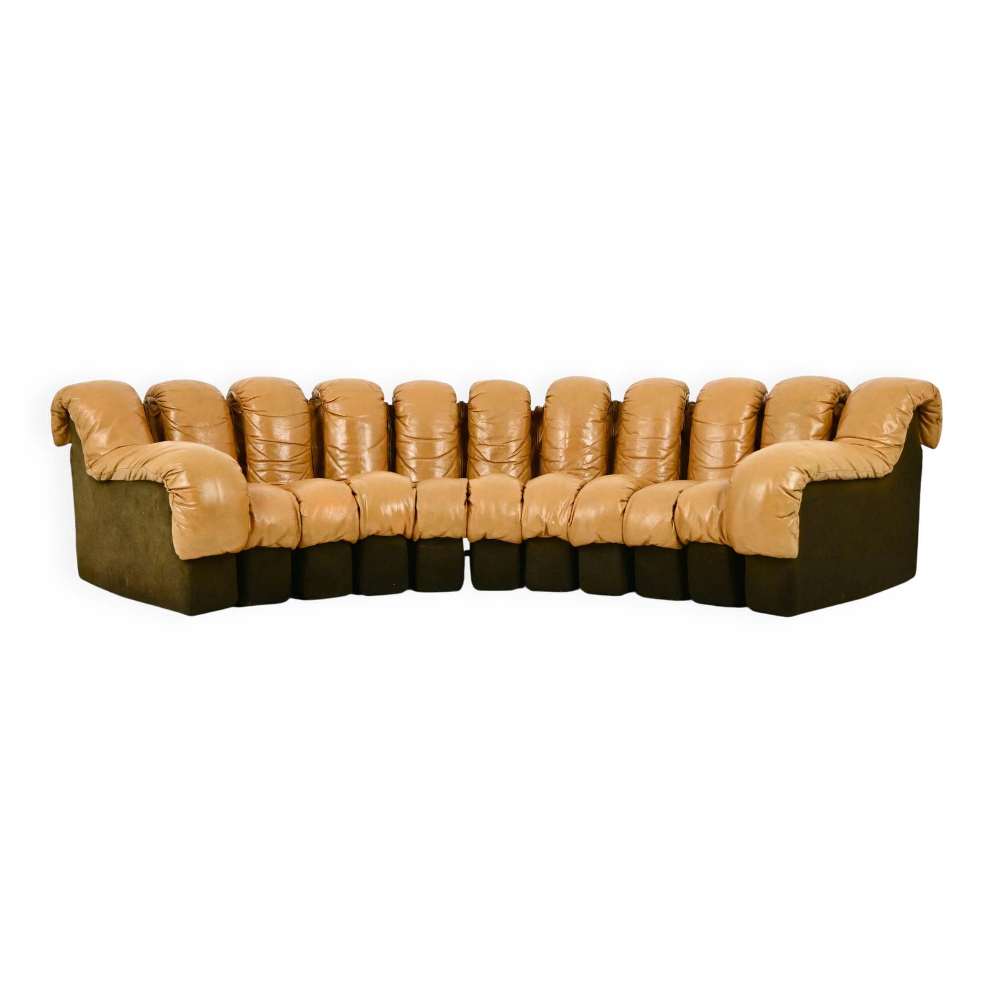DS-600 sofa by Berger, Peduzzi, Vogt & Ulrich for De Sede, 1970s