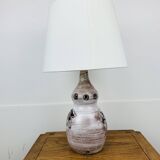 Openwork ceramic lamp, vine leaves, 1960s