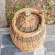 Demijohn covered with wicker
