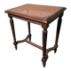 Louis XVI style piano stool in oak
