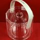 Vintage designer Italian ice bucket signed Guzzini, 1980s Pop.