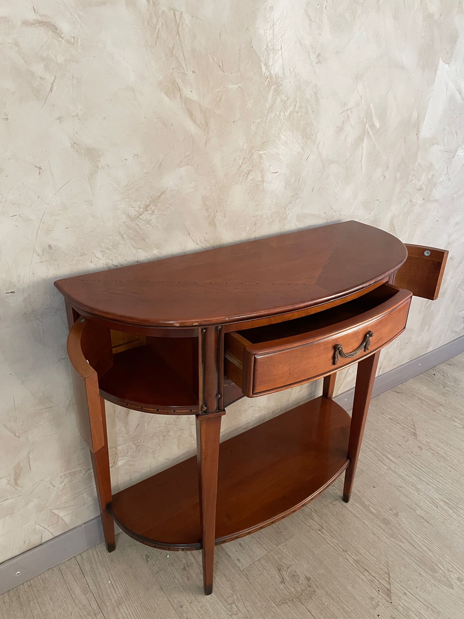 Half-moon console
