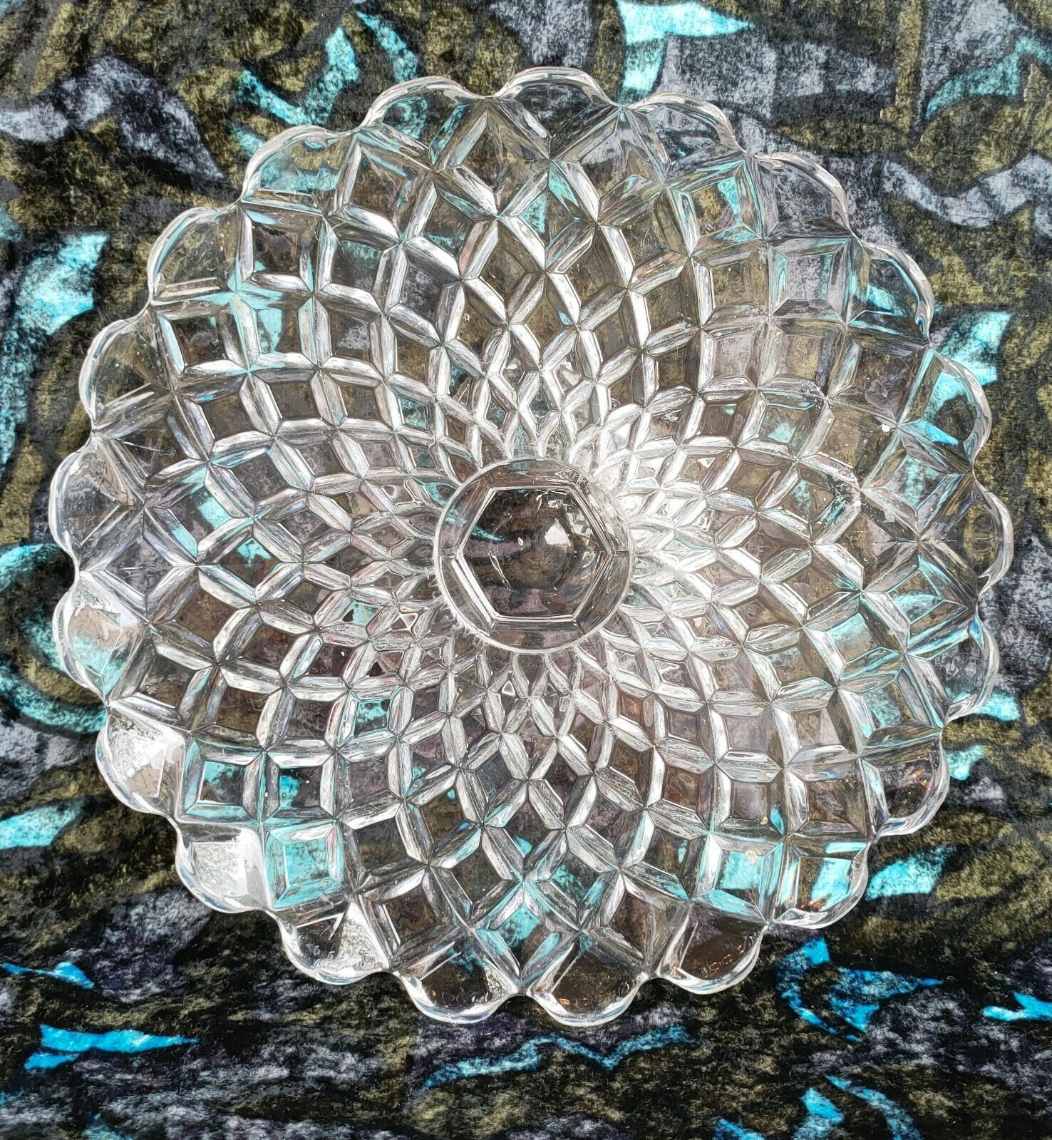 Crystal compotier Baccarat xixth