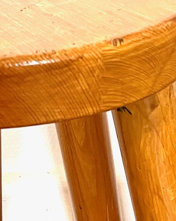 Rare pair of 4-legged stools by charlotte perriand & rene martin (meribel)