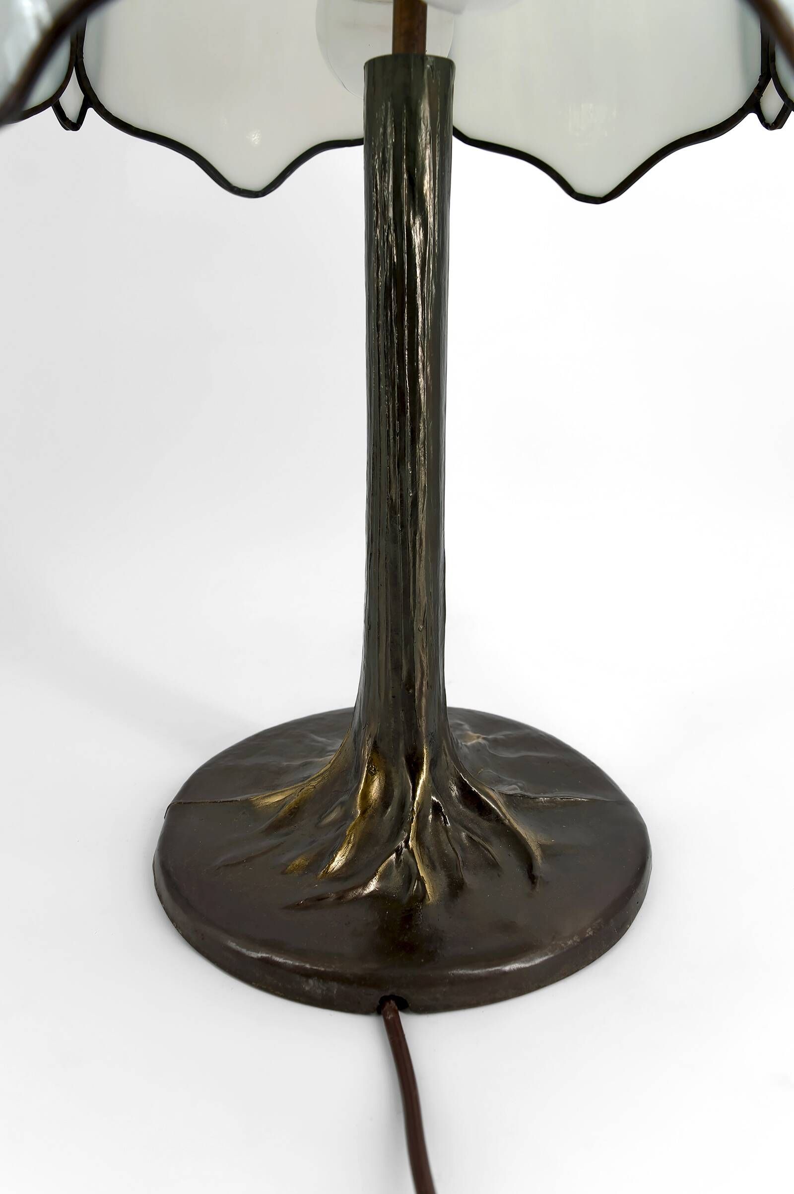 Tiffany-style table lamp – circa 1980