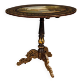 Table d'appoint laquée et peinte anglaise du 20e siècle