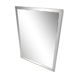 Large rectangular beveled mirror 95x70cm