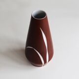 1960s Lichte Porcelain Flower Vase – Mid-Century Elegance