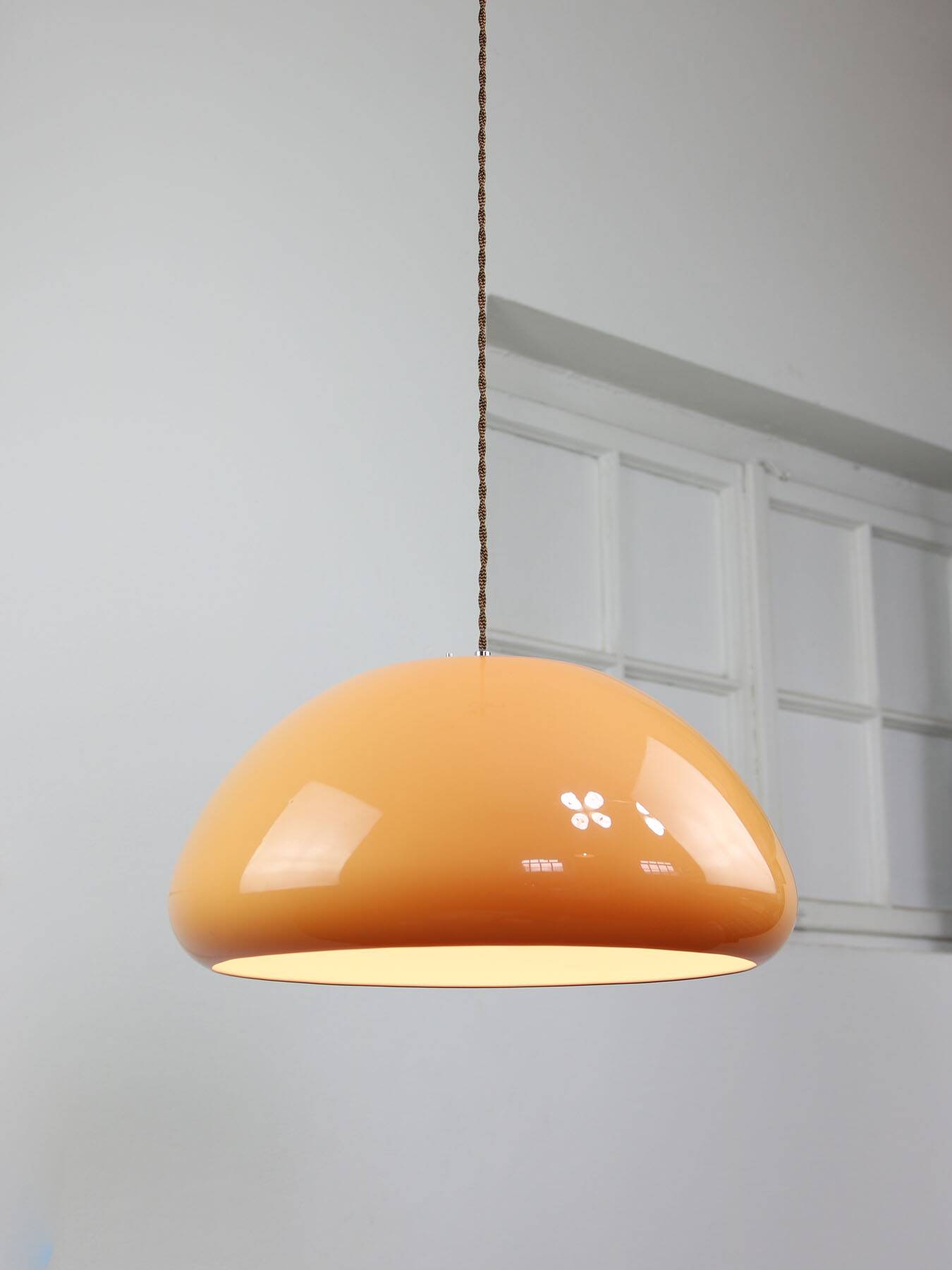 Mid-Century Modern Cabras Lamp by Luigi Massoni for Guzzini, 1960s