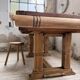 Table de repas chêne 1940 Dudouyt 240cm