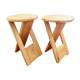 Tabouret pliant modèle "suzy" design Adrian Reed