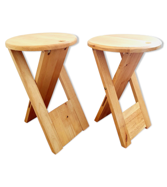 Tabouret pliant modèle "suzy" design Adrian Reed